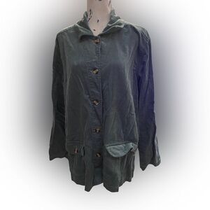 AKS Green Corduroy Jacket – XL – EUC 🪴
